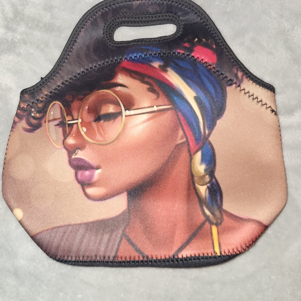 Artistic Women Tote Bag with Vibrant Design